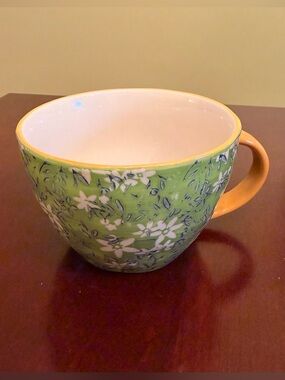 Cost Plus World Market Floral Ceramic Mug